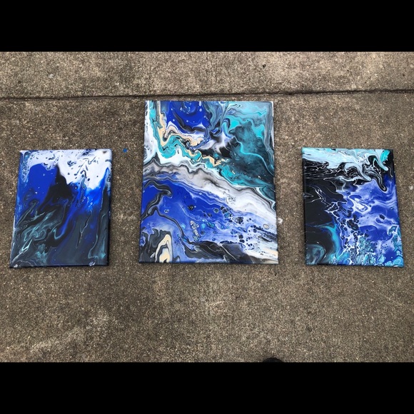 3 Piece Ocean Canvas